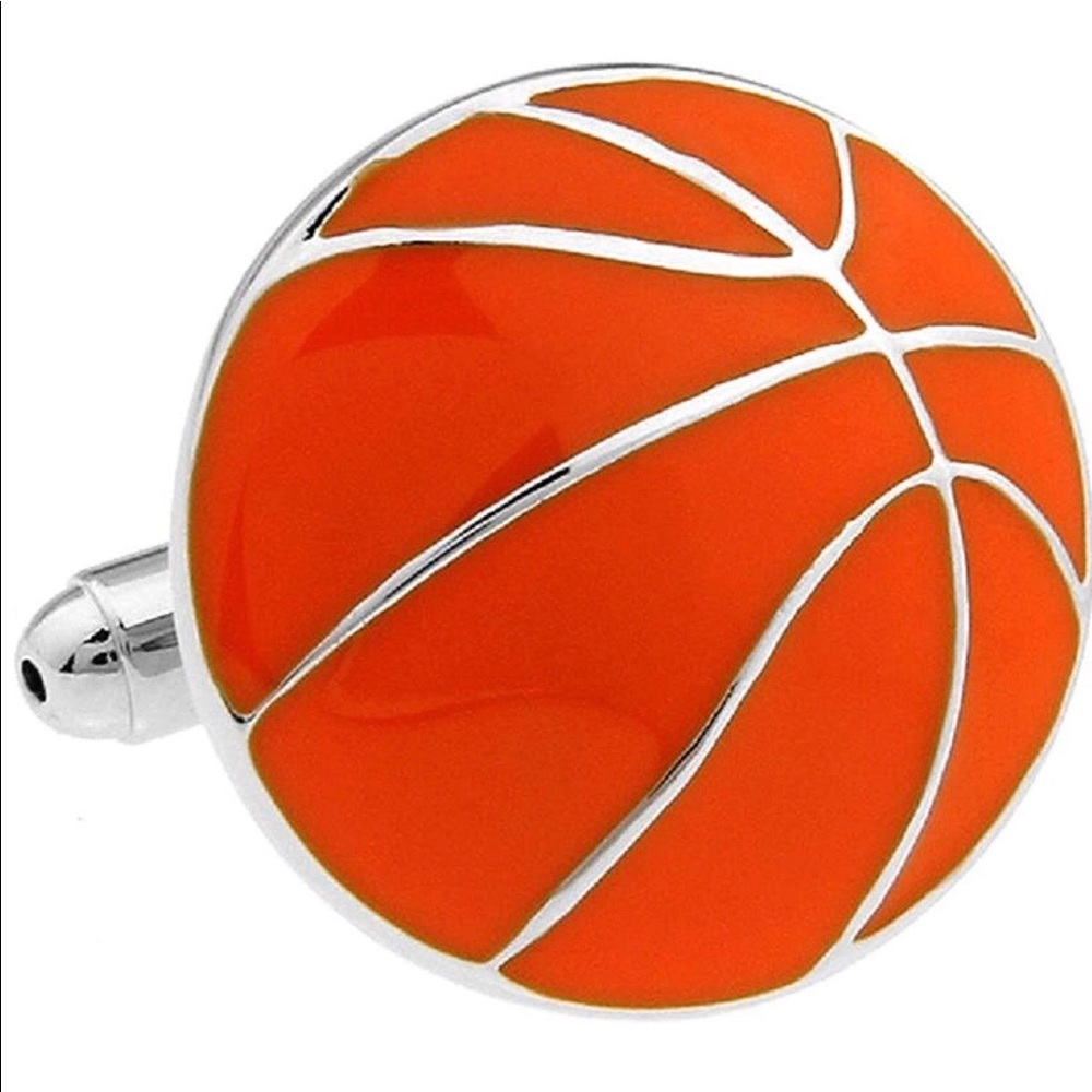 Basketball Cufflinks - Picture 3 of 3